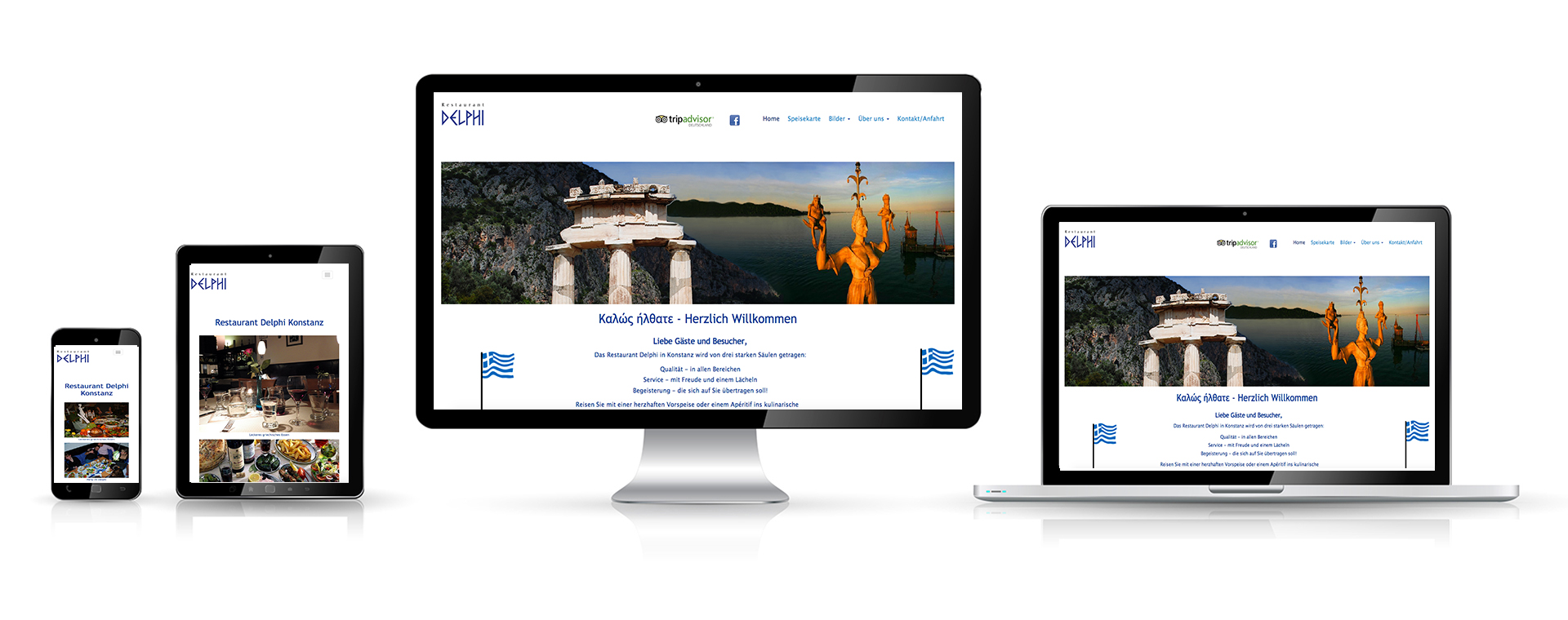 Webdesign Dienst Überlingen, griechisches Restaurant Konstanz